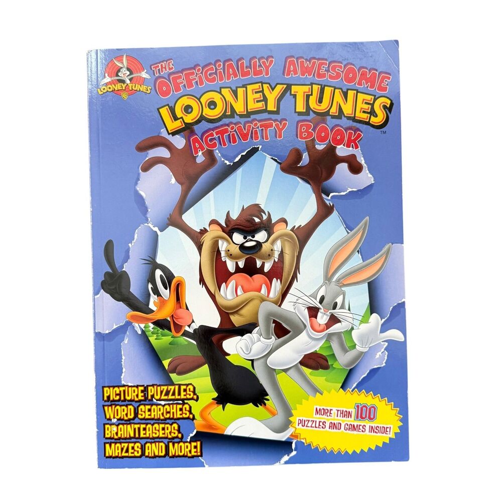 2011 Looney Tunes Activity Book NWOT Tazmanian Devil Bugs Bunny Daffy Duck